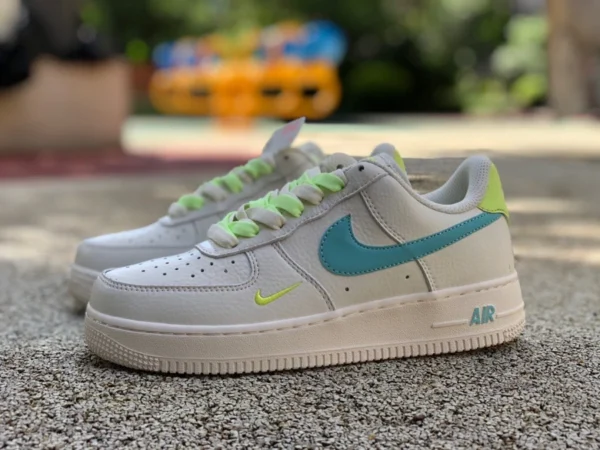 AF1 белый озеро вода зеленый низкий Nike Air Force 1 Low Hoops Повседневная противоскользящая обувь AF1 DH7560-516