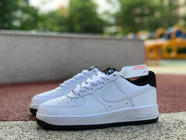 af1 белый черный низкий Nike Nike AIR FORCE 1 '07 мужские кроссовки Air Force One осень новинка DR9867-102