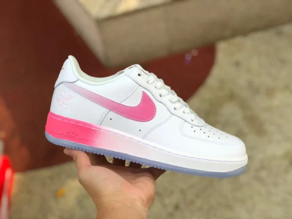 Кроссовки Nike Air Force 1 Low "San Francisco Chinatown" Air Force One FD0778-100 AF1 Lotus Pink