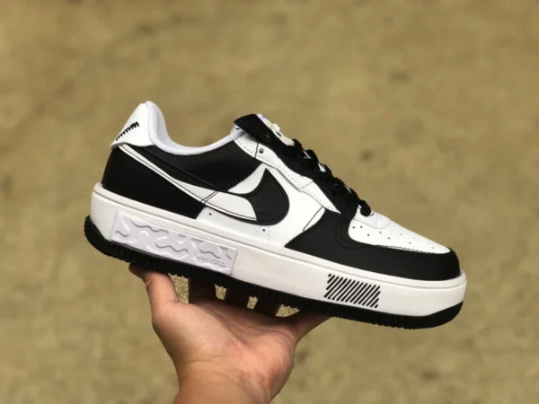 AF1 Фонтанка черно-белая низкая Nike Air Force 1 Фонтанка Кактус Air Force One Фонтанка серии CW6688-611