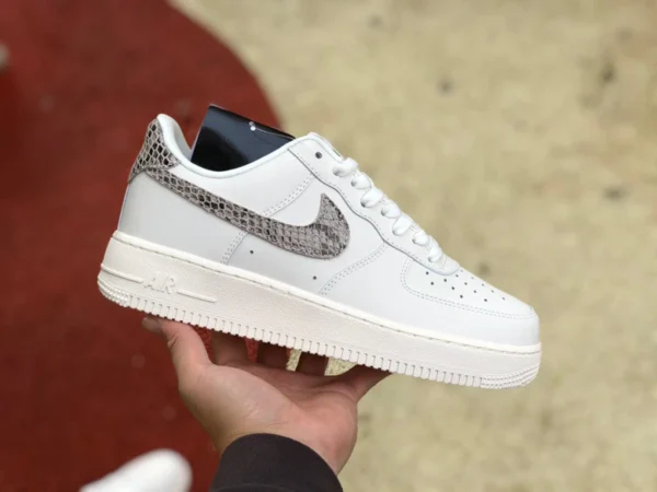 Низкие женские кроссовки Nike Air Force 1 AF1 со змеиным узором AF1 Air Force One DD8959-002