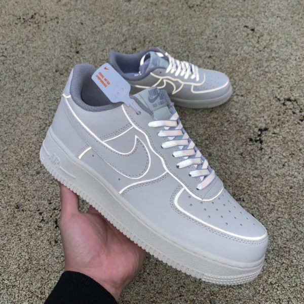 Повседневные низкие кроссовки Nike Air Force 1'07 wb Low Air Force 1 3M line low af1 белого цвета bd3654-506