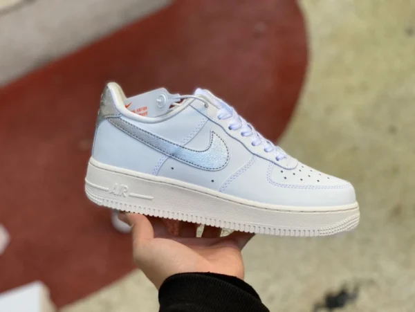 Повседневные кроссовки Nike Air Force 1 с низким окислением серебра AF1 с межподошвой с низким содержанием серебра DQ7569-100