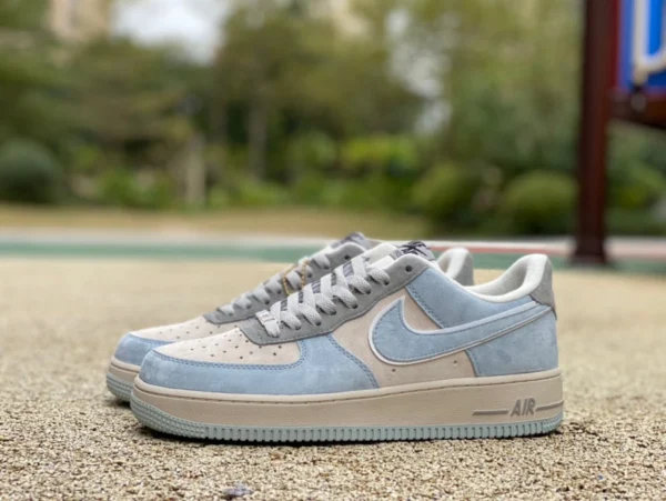 AF1 Фонтанка серо-синяя низкая Nike Air Force 1 Fontanka Cactus Air Force One Fontanka series zb2121-102