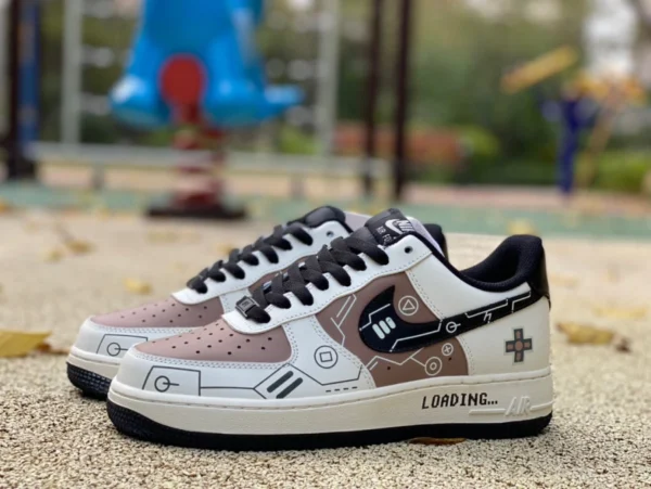 Видеоигра AF1 Mocha Air Force 1 Low'07, трехмерная игровая консоль с кнопками, старый стиль ВВС, индивидуальная тема видеоигры для PS5 CW2288-222