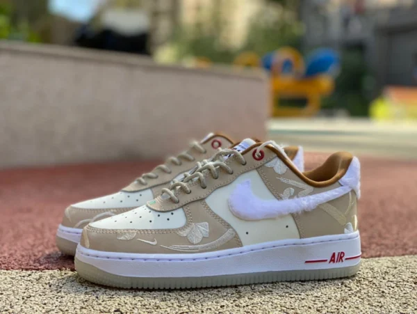 AF1 бежевый Year of the Rabbit, ограниченная серия Nike Air Force 1 Low "CNY" Бежевые кроссовки AF1 Year of the Rabbit FD4341-101