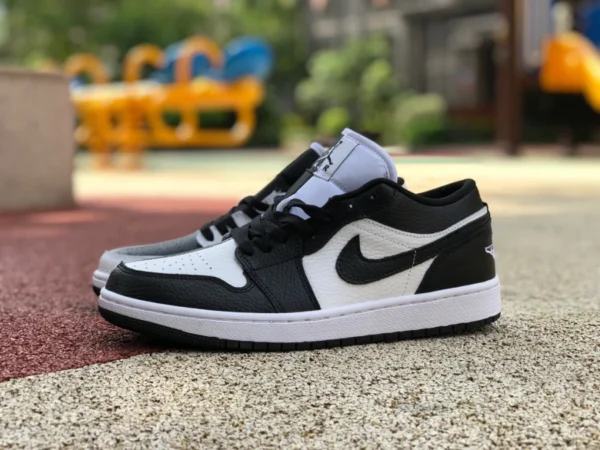 aj1 черно-белый инь и янь low Air Jordan 1 Low Homage Color Black White Style DR0502-101