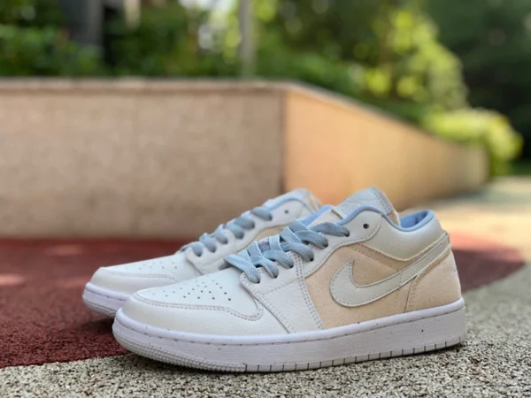 aj1 серо-синие парусиновые баскетбольные кроссовки Air Jordan 1 Low AJ1 Canvas серо-синие парусиновые баскетбольные кроссовки DQ4151-500