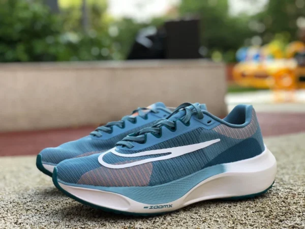 Zoom Fly5 синий серый Nike Zoom Fly 5 Nike амортизирующая карбоновая пластина для марафона для мужчин и женщин для бега dm8968-400