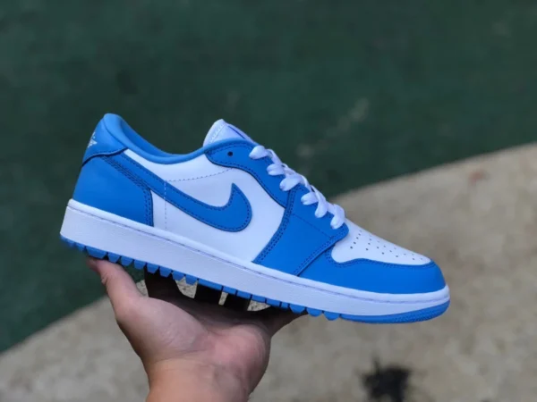 aj1 North Carolina Blue Golf pure original Air Jordan 1 Golf UNC AJ1 бело-синие синие баскетбольные кроссовки North Carolina DD9315-100