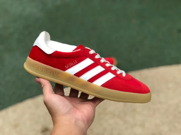 Gucci x Adidas Gucci x Adidas Gucci Adidas Originals Gazelle серия "Esquisite Gucci" в стиле антилопы, низкие кеды