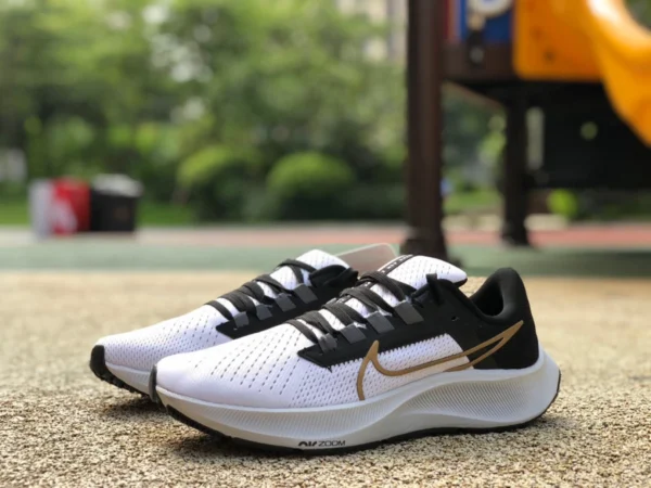 Nike Pegasus белое черное золото Nike Zoom38 поколение Moon Landing Gold Hook кроссовки мужская обувь дышащая повседневная спортивная Pegasus лето CW7356-007