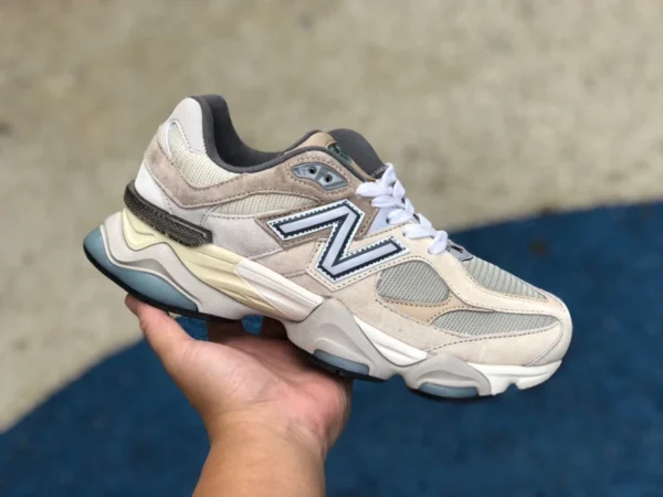 NB9060 кремово-желтая экономичная версия повседневной обуви Joe Freshgoods x New Balance 9060 u9060MAC