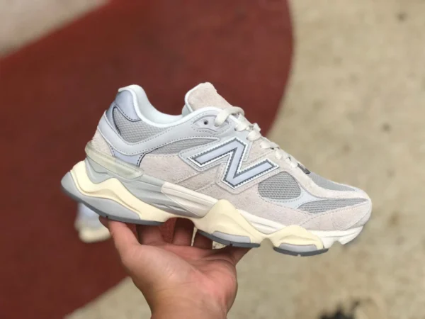 NB9060 кремовые оригинальные кроссовки NewBalance NB9060 кремовые повседневные кроссовки в стиле ретро для папы U9060LNY