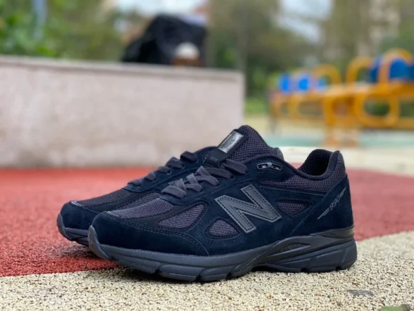 Nb990v Black Soul New Balance Американская президентская повседневная обувь в стиле ретро M990BB4 Black Warrior V4 Triple Black