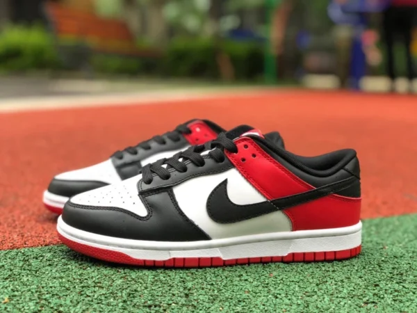 Мужские черные нескользящие повседневные кроссовки Nike Dunk Low Retro с черным носком DO7412-221