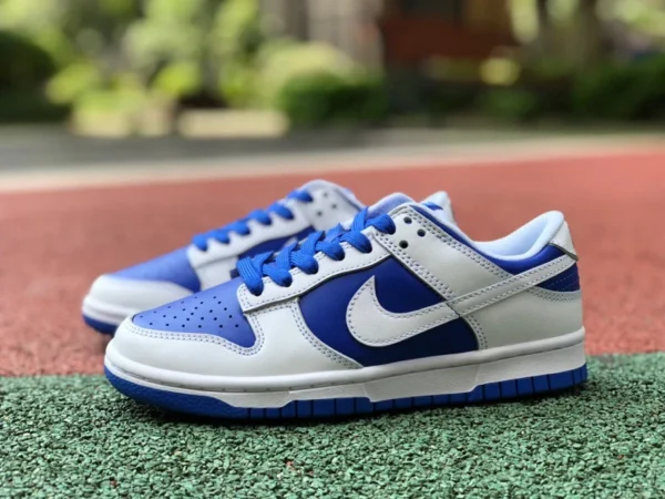 Бело-синие низкие кроссовки для скейтборда Dunk Nike Dunk Low Light DH3158-100