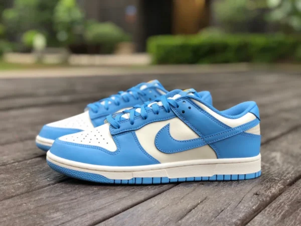 Dunk North Carolina синий чистый оригинальный Nike Dunk Low North Carolina синие белые синие низкие повседневные кроссовки DD1503-100