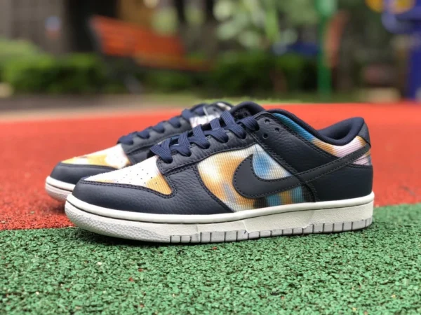 Dunk темно-синие граффити низкие Nike SB Dunk Low Graffiti темно-синие граффити DM0108-400