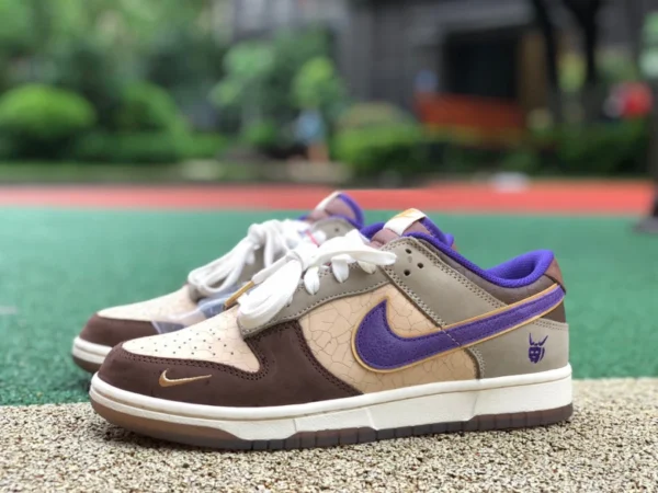 Dunk Demon pure original Nike Dunk Low "Setsubu" ретро повседневные кроссовки коричневые Demon DQ5009-268