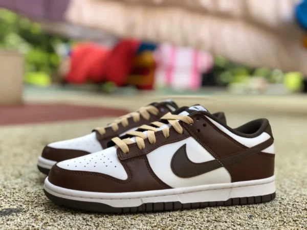 Dunk бело-коричнево-кофейный низкий Nike Dunk Low Coffee Shop бело-коричнево-кофейный dd1391-168