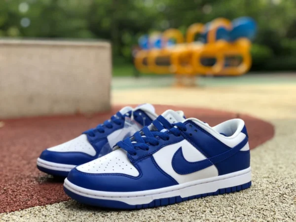 Данк бело-синий низкий Nike Dunk Low NCAA Кентукки Сиракузский университет бело-синий CU1726-100