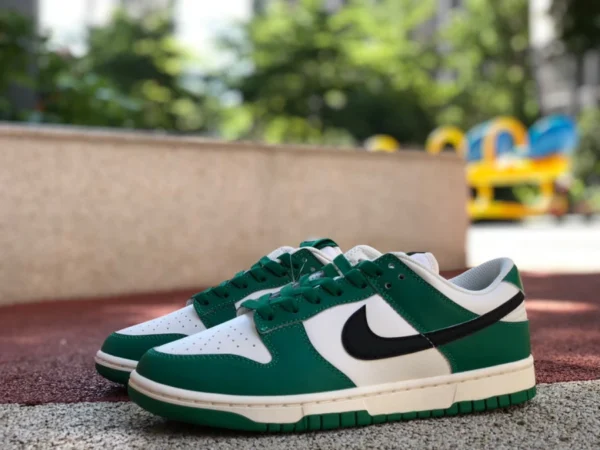 Dunk Белый Зеленый Черный Крючок Лотерея Nike Dunk Low "Lottery" DR9654-100