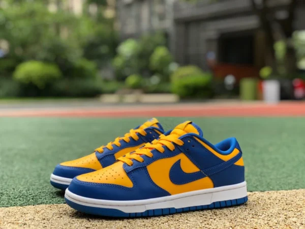 Dunk синие и желтые низкие оригинальные оригинальные кроссовки Nike Dunk Low Retro "UCLA" ретро синие и желтые dd1391-402