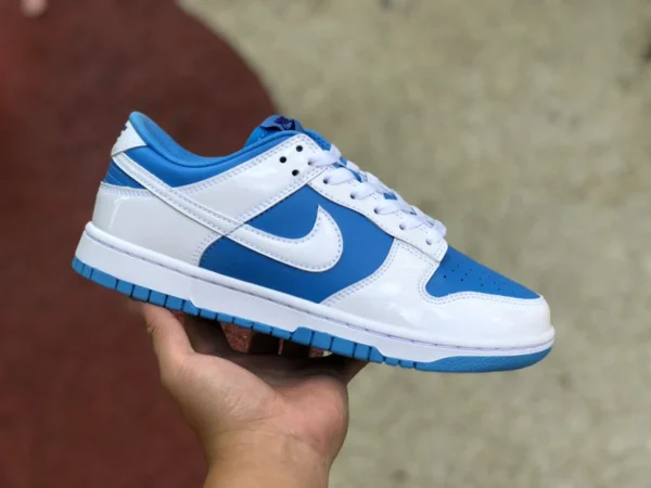 Кроссовки Dunk Reverse North Carolina синие высокого качества Nike Dunk Low реверс North Carolina сине-бело-синие низкие ретро кроссовки DJ9955-101