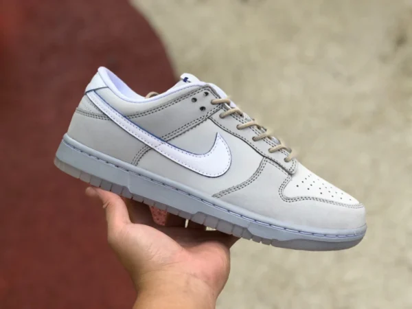 Dunk серые Nike Dunk low Nike серо-белые мужские низкие нескользящие износостойкие классические повседневные кроссовки DX3722-001