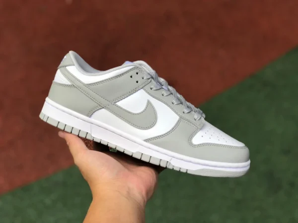 данк серо-белые низкие кроссовки Nike Dunk LowRetro "Grey Fog серо-белые мужские и женские низкие кроссовки DD1391-103