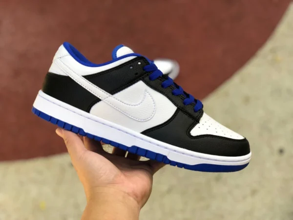 Dunk черно-бело-синие низкие качественные кроссовки Nike Dunk Low черно-бело-синие повседневные спортивные кроссовки с молниями в стиле ретро FD9064-110