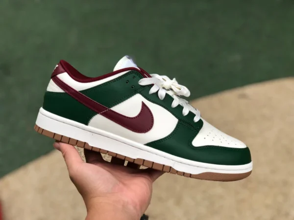 Dunk белый зеленый красный низкий чистый оригинальный Nike Dunk Low "Gorge Green" зеленый каньон FB7160-161