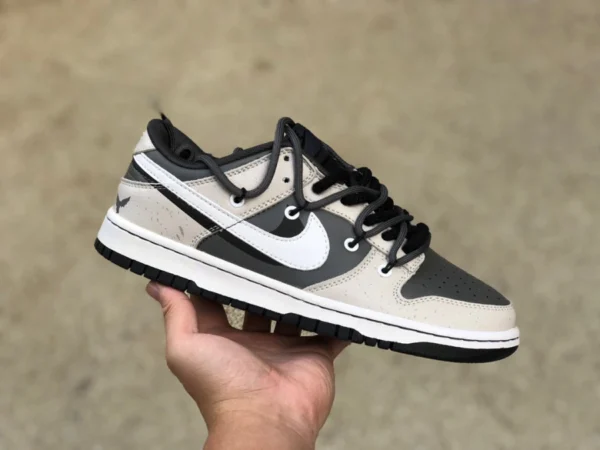 Серо-черные низкие кроссовки Dunk в стиле ретро с серо-черным ремешком Nike Dunk Low DJ6188-002