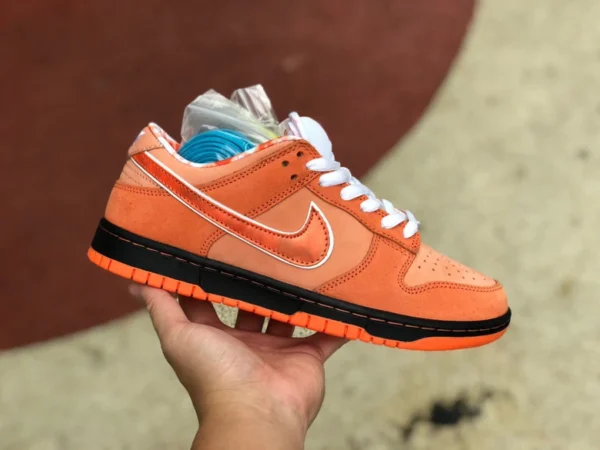 ультра-лимитированные низкие кроссовки Nike Dunk SB low Orange Lobster FD8776-800