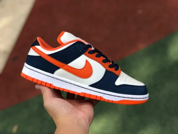 Dunk белый синий оранжевый низкий Nike SB Dunk Low «Broncos» белый синий оранжевый 304292-184