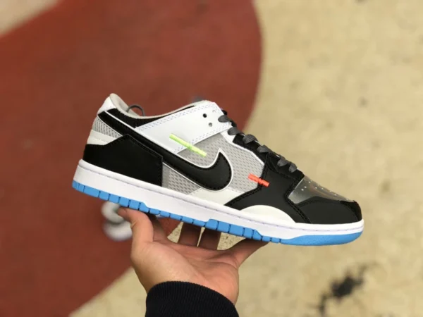 Dunk Scrap черный серебристый синий Nike Dunk Scrap белый розовый зеленый странная строчка Nike Sportswear dn5381-001