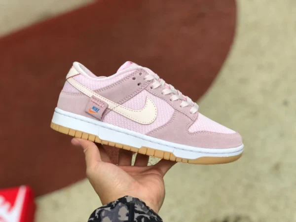 Dunk Pink Bear Nike Dunk Low Teddy Bear Розовые низкие повседневные кроссовки Teddy Bear DZ5318-640