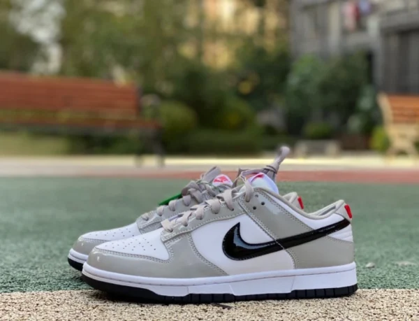 Кроссовки Dunk серо-белые лакированные low pure оригинальные Nike Dunk Low ESS Light Iron Ore серо-белые кроссовки DQ7576-001