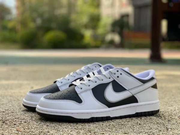 dunk бело-черные низкие кроссовки Nike Dunk Low pro бело-черные низкие кеды DD5603-896