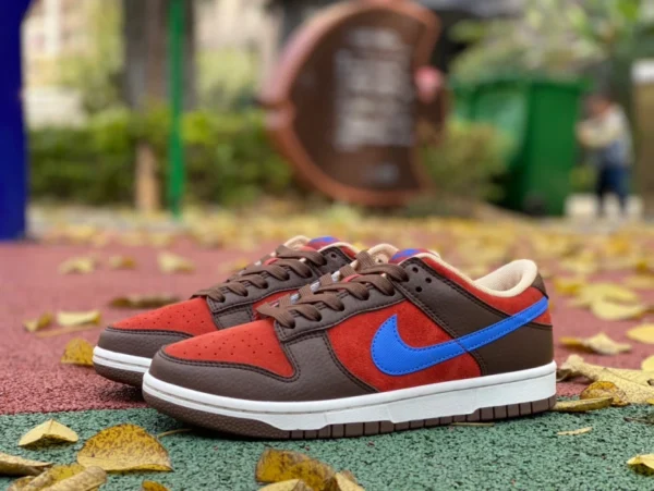 Кроссовки Dunk коричнево-синие низкие Nike Dunk Low коричнево-синие низкие кеды Mars Stone в стиле ретро для спорта и отдыха DR9704-200