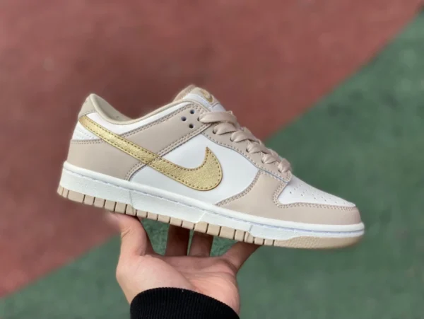 Dunk рис белое золото Nike Dunk рис белое золото низкие мужские и женские повседневные спортивные модные низкие кеды DX5930-001 131