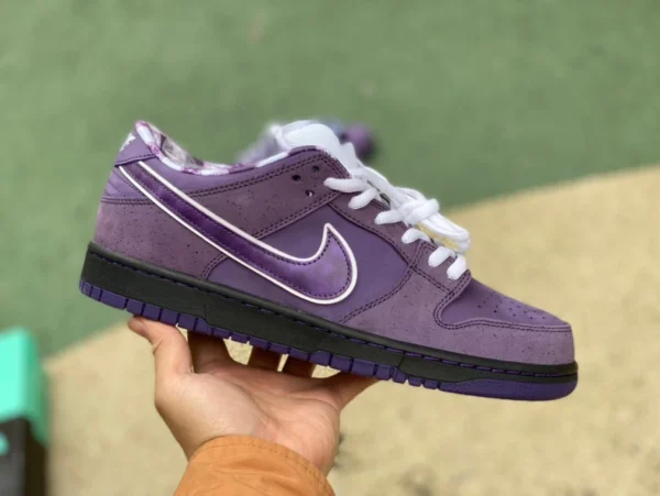 Dunk Purple Lobster, оригинальные кроссовки Nike SB Dunk Low Concepts с низким верхом, фиолетовый лобстер BV1310-555