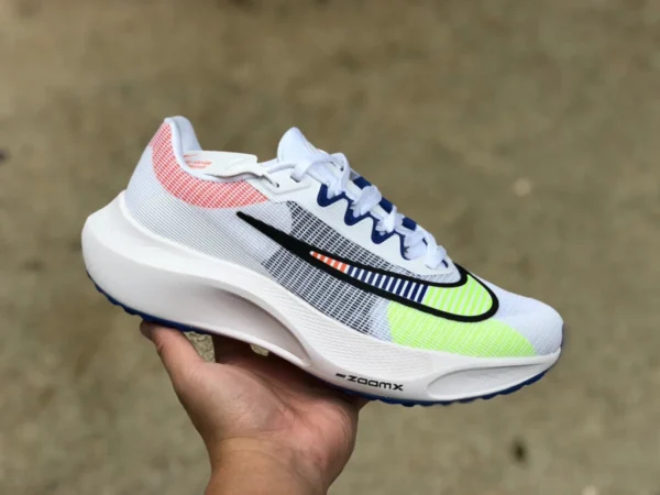 Nike Fly5 белый зеленый розовый NIKE Nike мужская обувь 2022 зима Zoom Fly 5 PRM амортизирующие спортивные кроссовки с отскоком DX1599-100