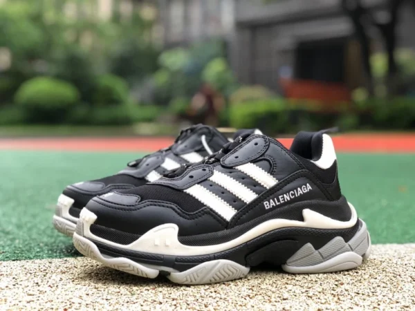 Совместный бренд Balenciaga Adidas Balenciaga x Adidas clover Triple S Dad Shoes Кроссовки Balenciaga