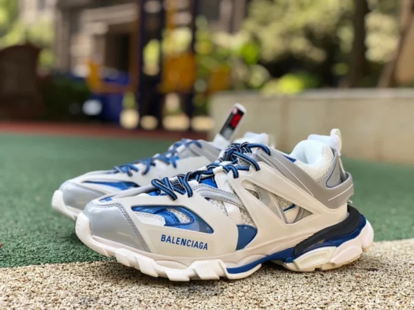 Balenciaga 3.0 белые серые синие туфли для папы Balenciaga Triple S Balenciaga