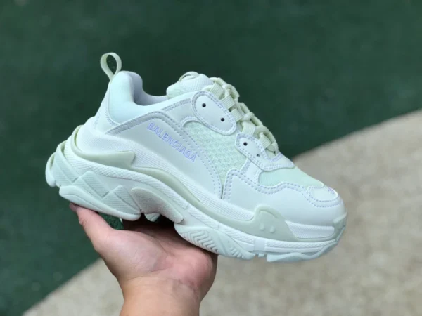 Balenciaga светло-зеленые туфли для папы Balenciaga Triple S Кроссовки Balenciaga