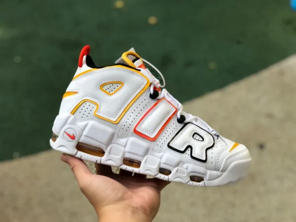 Big Air Pippen White Red Yellow Nike Air More Uptempo 96 Big Air Pippen White Red Yellow Alien DD9223-100