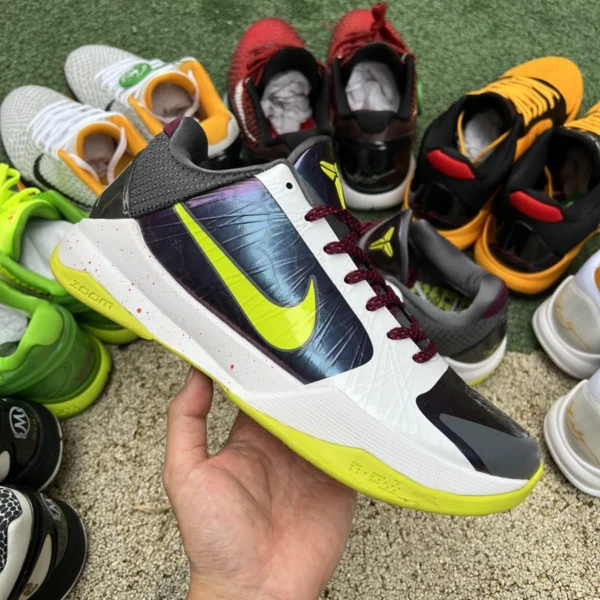 Кобе 5 клоун s2 чистый оригинальный лучший продукт Nike Kobe 5 ZK5 Кобе 5-го поколения клоун фиолетовое золото Лейкерс Брюс Ли CD4991-100