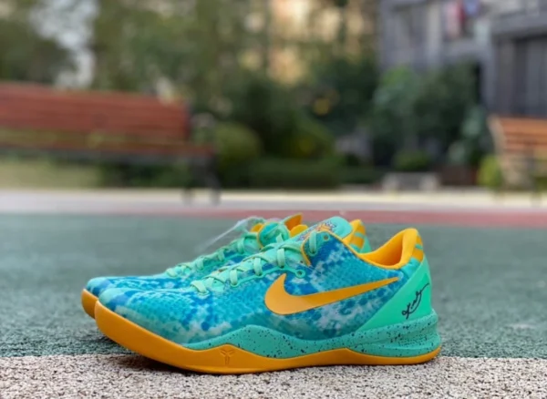 Мужские баскетбольные кроссовки Kobe 8 cantaloupe pure original NikeKobeSystemZK8 Kobe cantaloupe 555035-304